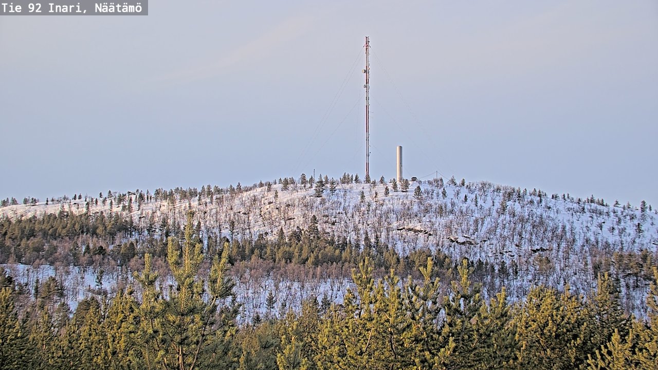 Kelikamerat Kuva Tie 92 Inari, Näätämö, Inari, Lappi