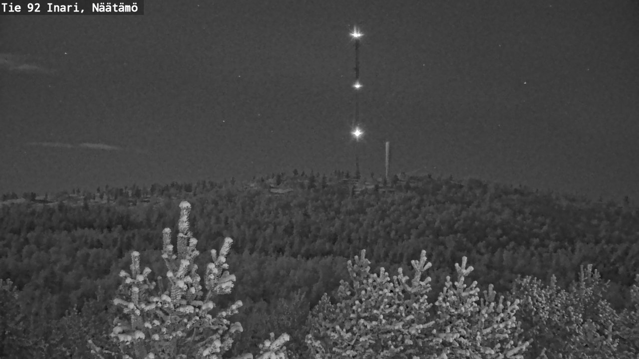 Kelikamerat Kuva Tie 92 Inari, Näätämö, Inari, Lappi