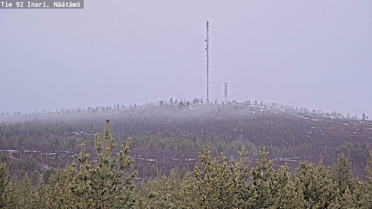 Kelikamerat Kuva Tie 92 Inari, Näätämö, Inari, Lappi