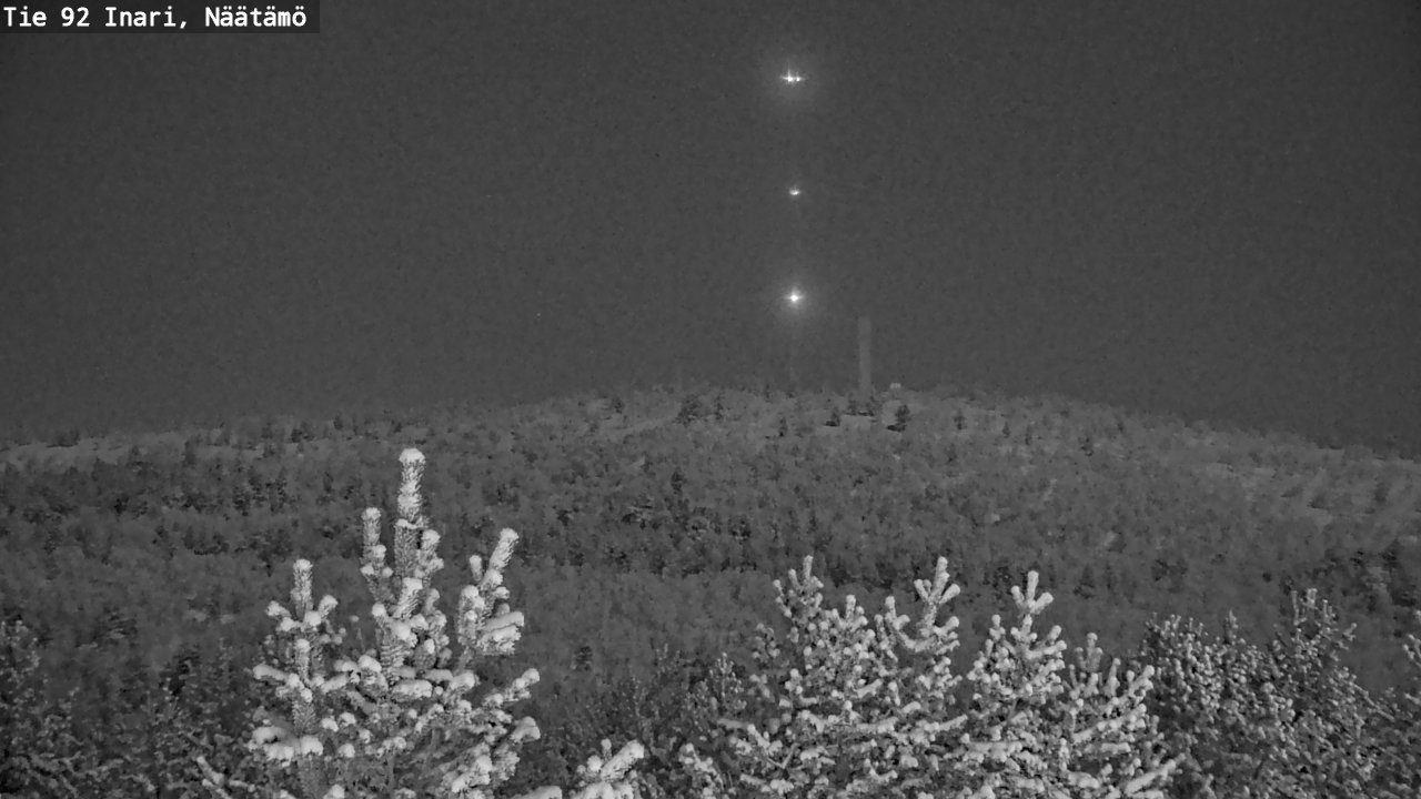 Kelikamerat Kuva Tie 92 Inari, Näätämö, Inari, Lappi