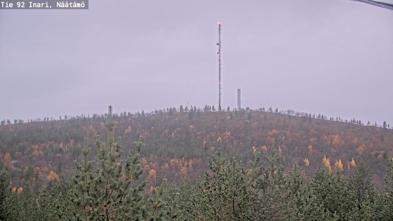 Kelikamerat Kuva Tie 92 Inari, Näätämö, Inari, Lappi