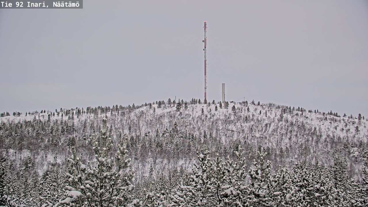 Weather Camera Image Road 92 Inari, Näätämö, Inari, Lappi