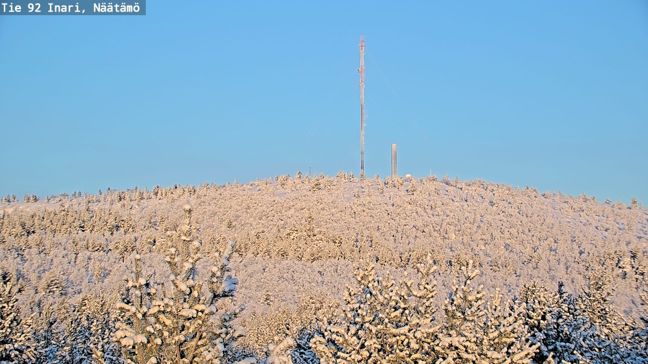 Kelikamerat Kuva Tie 92 Inari, Näätämö, Inari, Lappi
