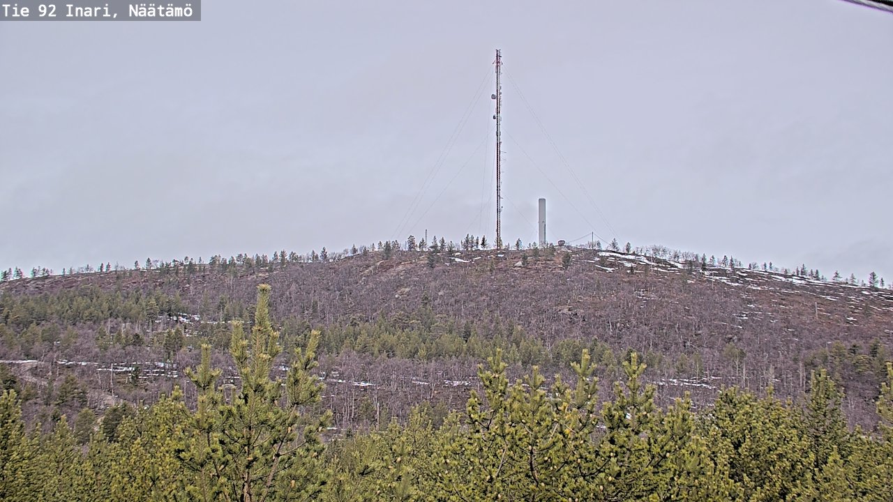 Kelikamerat Kuva Tie 92 Inari, Näätämö, Inari, Lappi