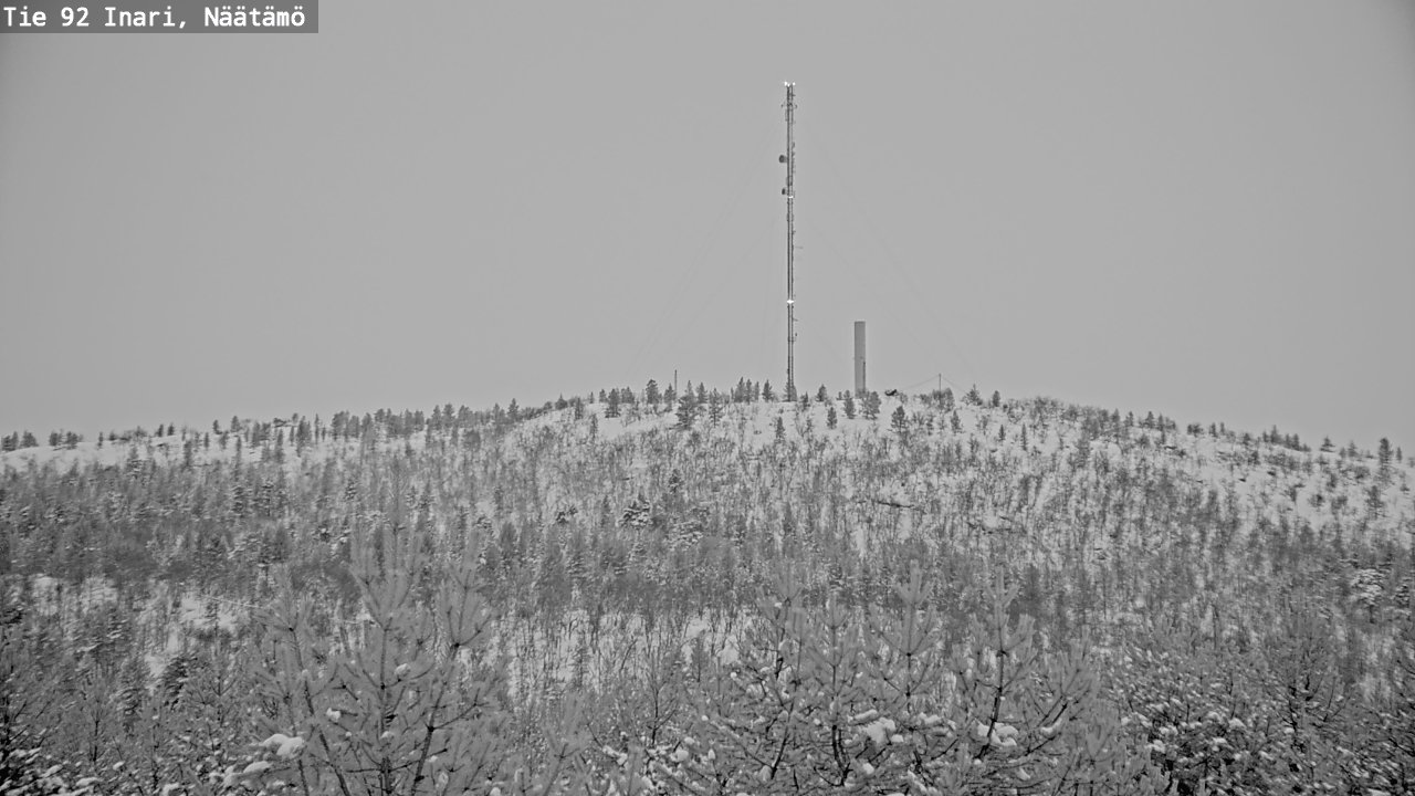 Weather Camera Image Väg 92 Enare, Näätämö, Inari, Lappi