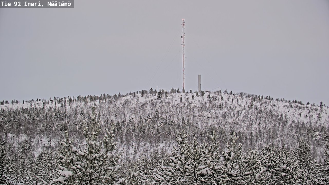 Weather Camera Image Road 92 Inari, Näätämö, Inari, Lappi