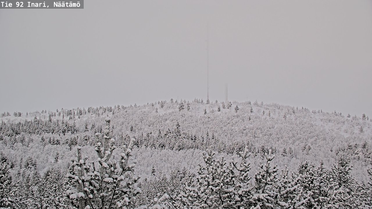 Kelikamerat Kuva Tie 92 Inari, Näätämö, Inari, Lappi