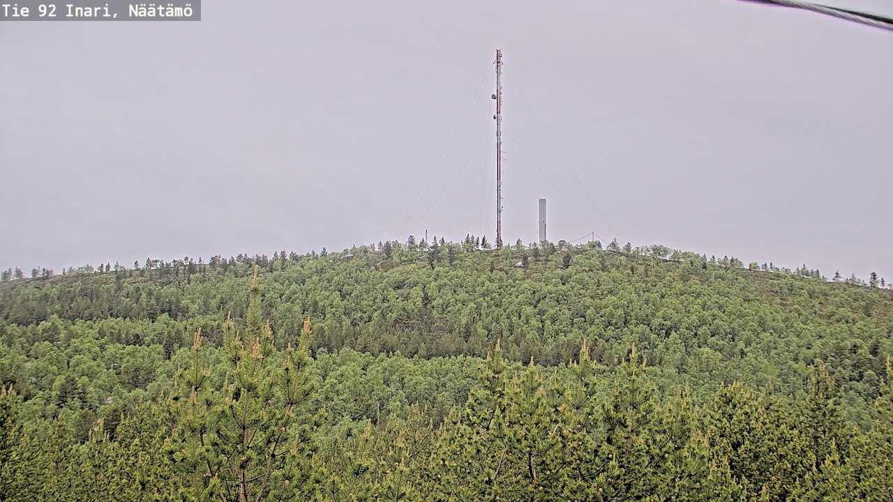 Kelikamerat Kuva Tie 92 Inari, Näätämö, Inari, Lappi