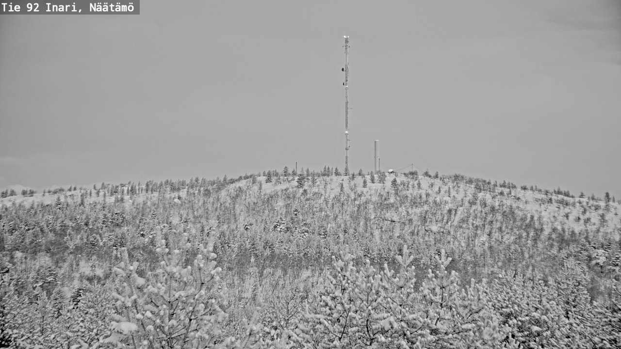 Weather Camera Image Road 92 Inari, Näätämö, Inari, Lappi