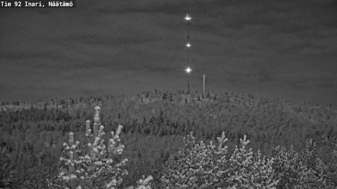 Kelikamerat Kuva Tie 92 Inari, Näätämö, Inari, Lappi