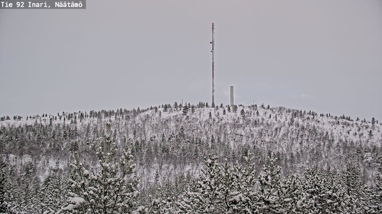 Weather Camera Image Road 92 Inari, Näätämö, Inari, Lappi