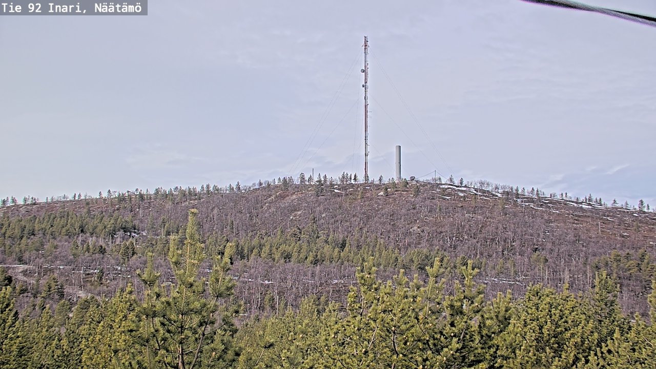 Kelikamerat Kuva Tie 92 Inari, Näätämö, Inari, Lappi