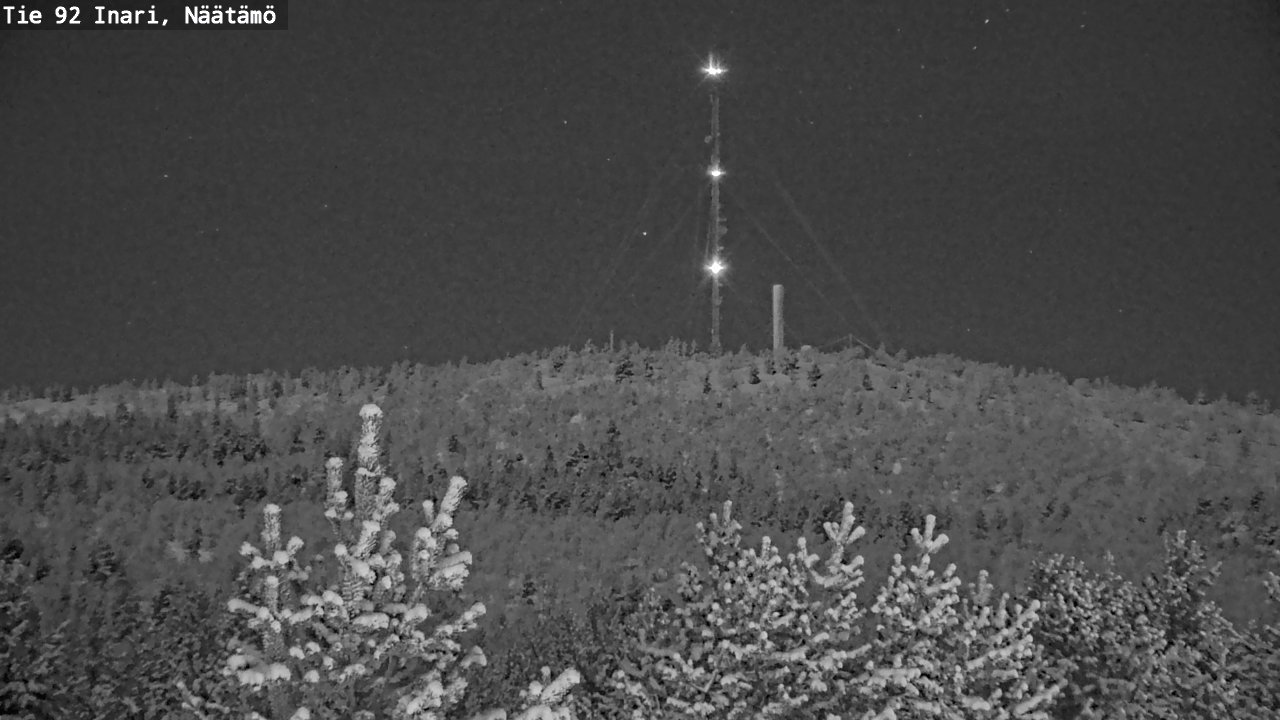 Kelikamerat Kuva Tie 92 Inari, Näätämö, Inari, Lappi