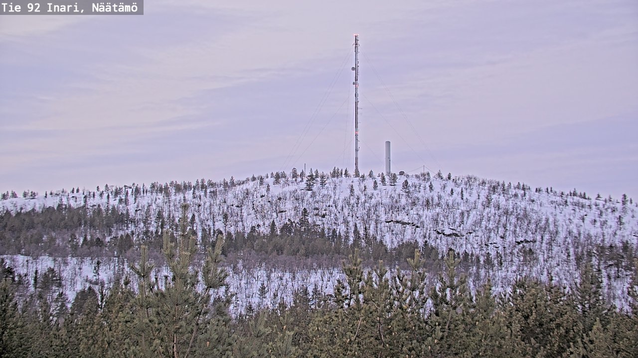 Kelikamerat Kuva Tie 92 Inari, Näätämö, Inari, Lappi