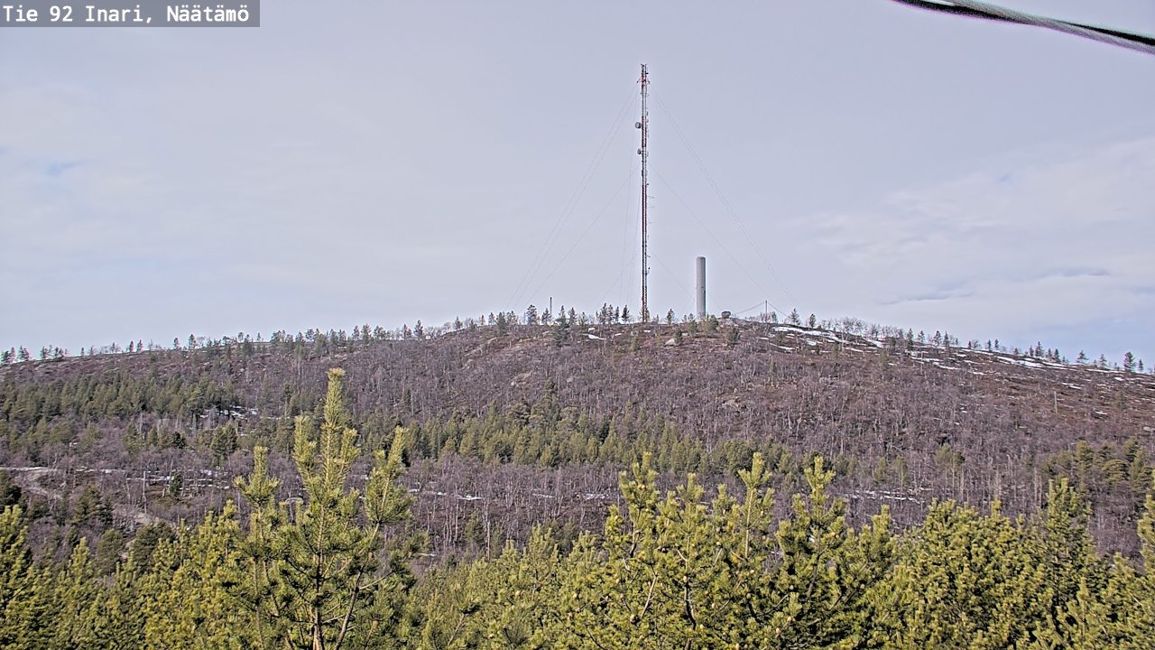 Kelikamerat Kuva Tie 92 Inari, Näätämö, Inari, Lappi