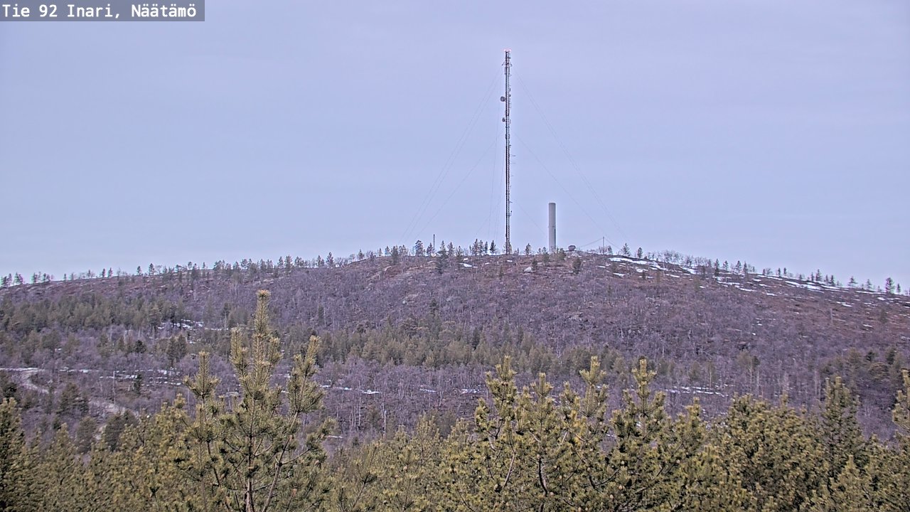 Weather Camera Image Road 92 Inari, Näätämö, Inari, Lappi