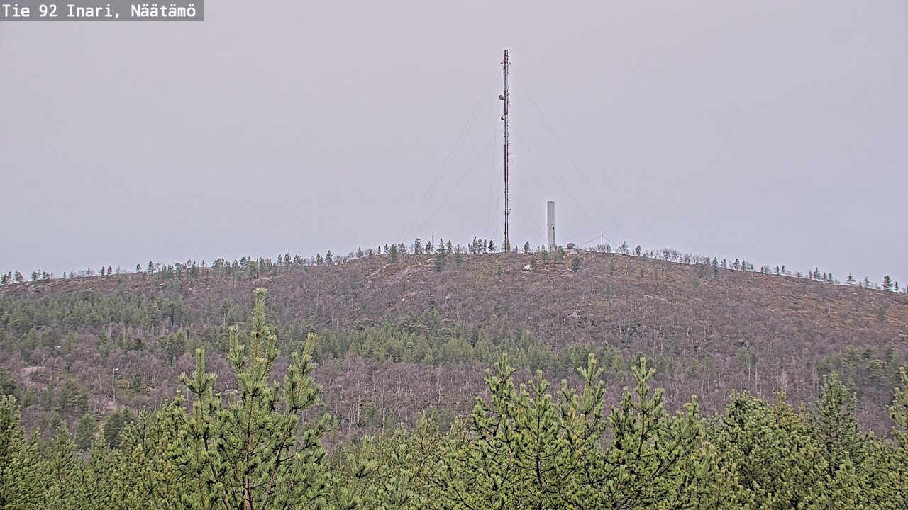Kelikamerat Kuva Tie 92 Inari, Näätämö, Inari, Lappi