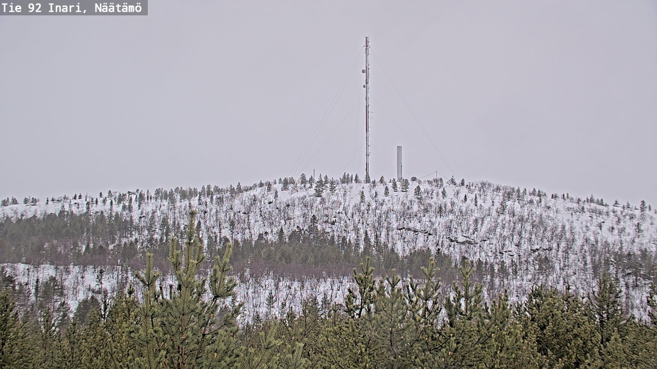Kelikamerat Kuva Tie 92 Inari, Näätämö, Inari, Lappi