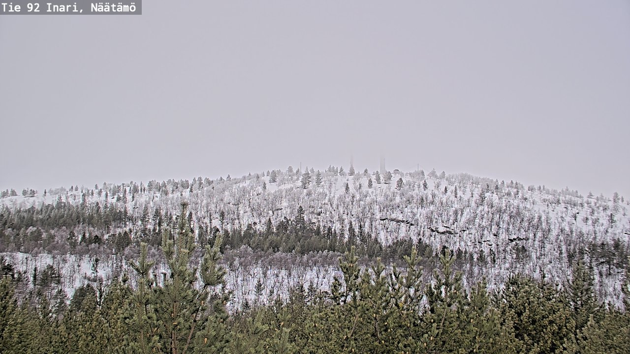 Kelikamerat Kuva Tie 92 Inari, Näätämö, Inari, Lappi