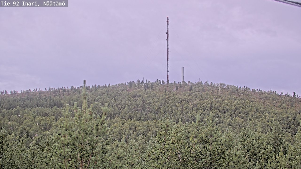 Weather Camera Image Road 92 Inari, Näätämö, Inari, Lappi