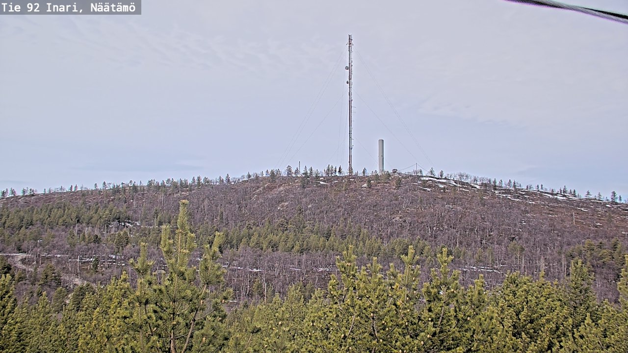 Kelikamerat Kuva Tie 92 Inari, Näätämö, Inari, Lappi