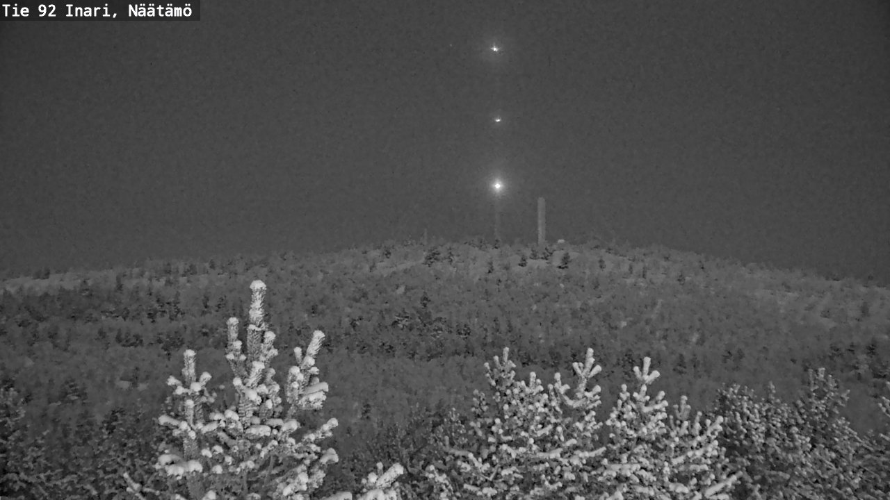 Kelikamerat Kuva Tie 92 Inari, Näätämö, Inari, Lappi