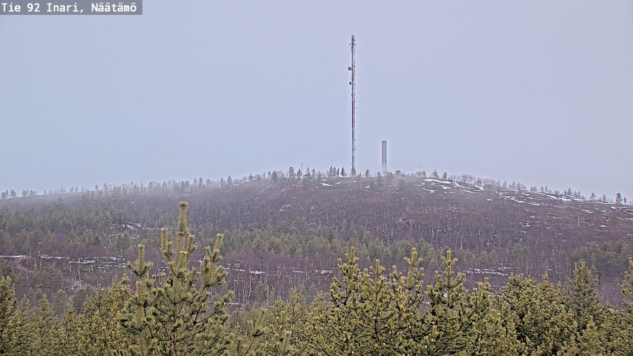 Kelikamerat Kuva Tie 92 Inari, Näätämö, Inari, Lappi