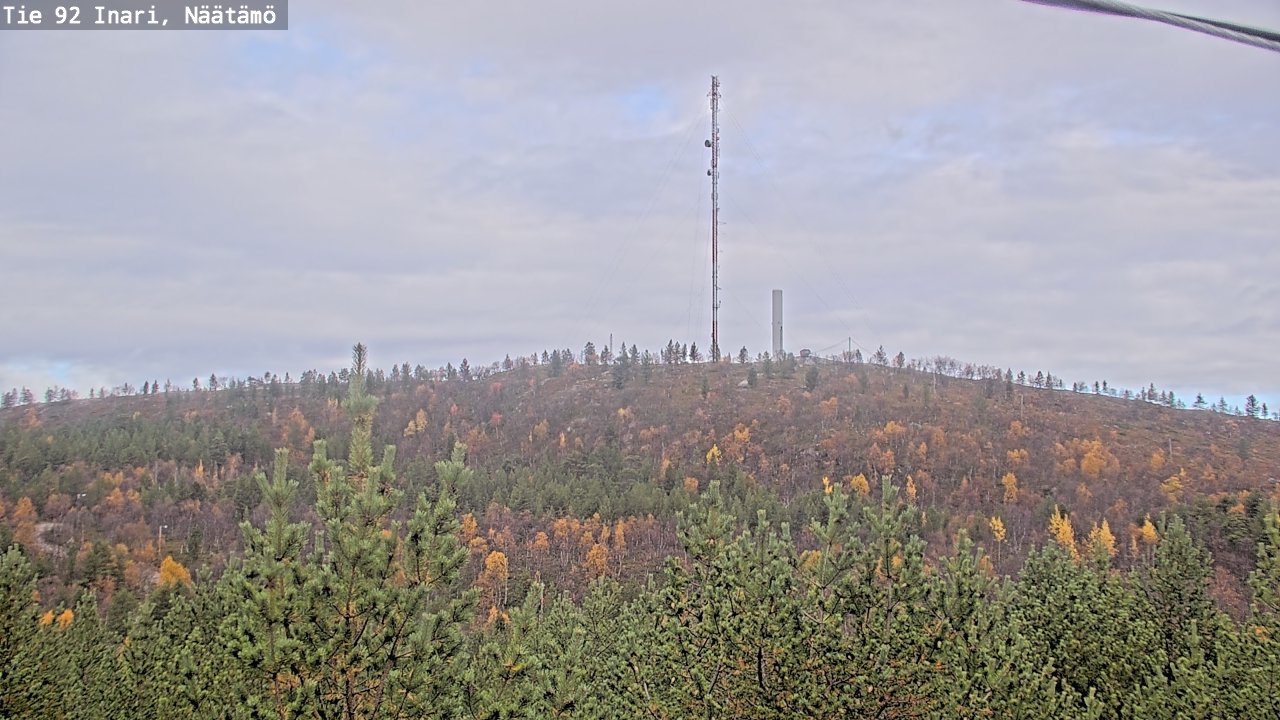 Kelikamerat Kuva Tie 92 Inari, Näätämö, Inari, Lappi