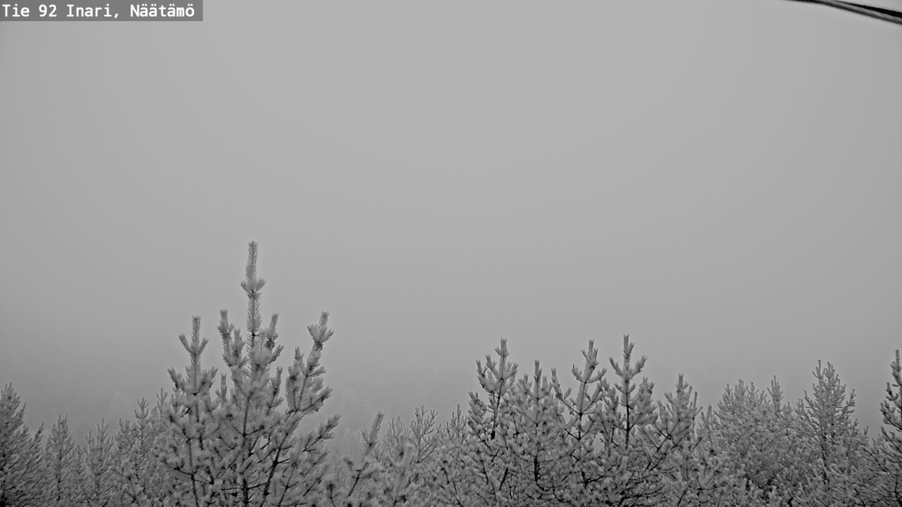 Weather Camera Image Road 92 Inari, Näätämö, Inari, Lappi