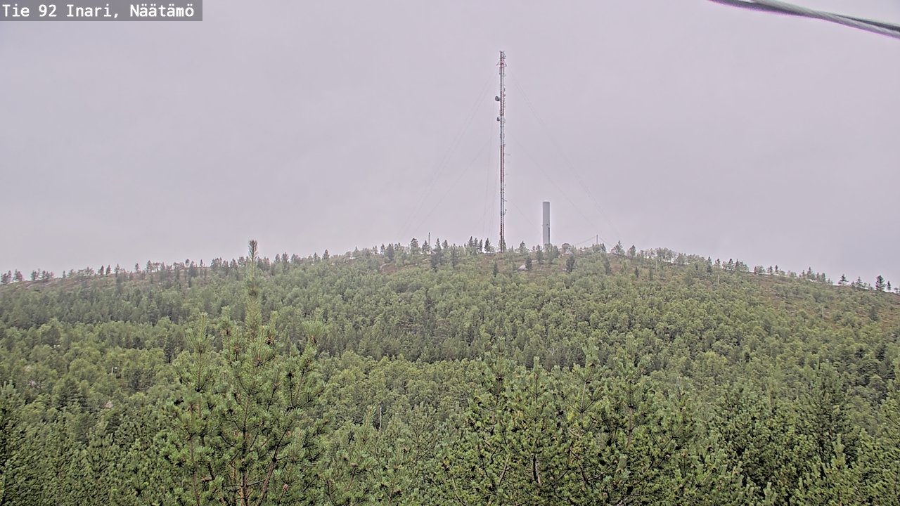 Kelikamerat Kuva Tie 92 Inari, Näätämö, Inari, Lappi