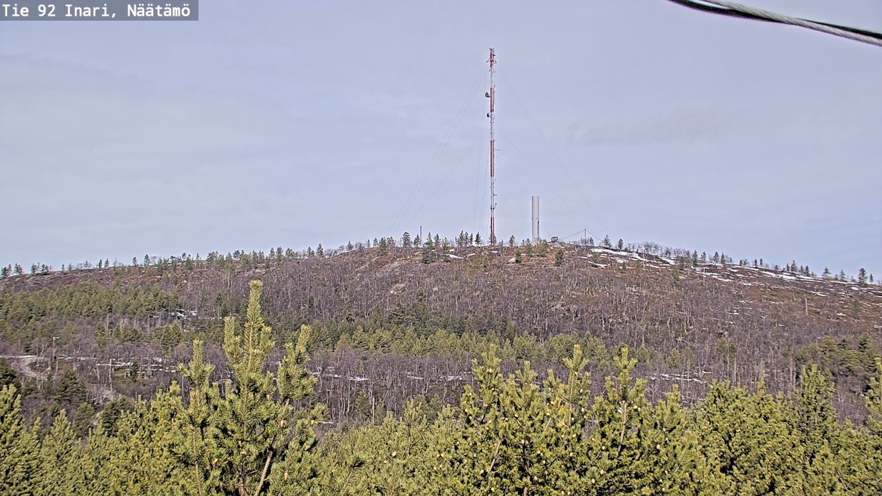 Kelikamerat Kuva Tie 92 Inari, Näätämö, Inari, Lappi