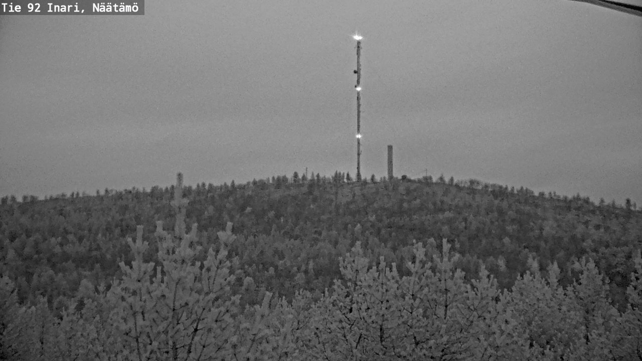 Kelikamerat Kuva Tie 92 Inari, Näätämö, Inari, Lappi