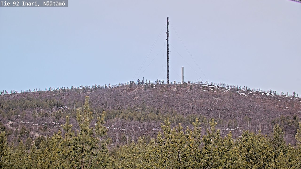 Weather Camera Image Road 92 Inari, Näätämö, Inari, Lappi