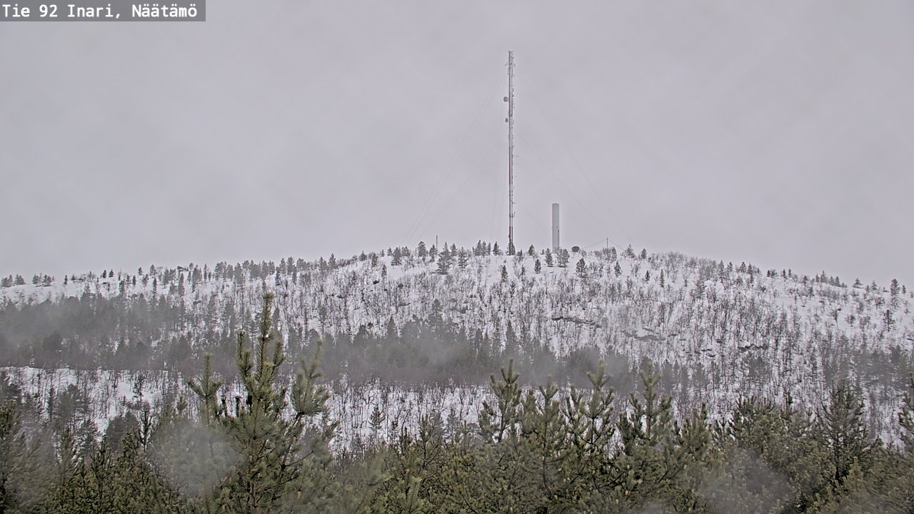 Weather Camera Image Road 92 Inari, Näätämö, Inari, Lappi