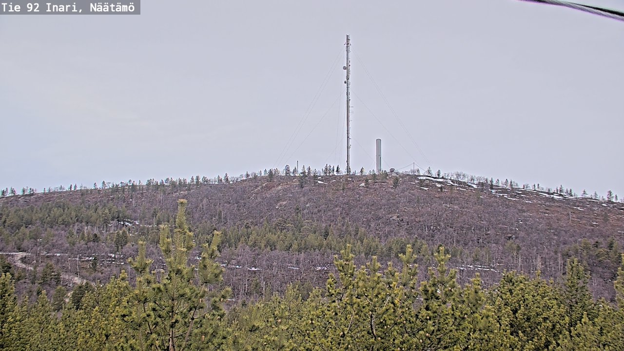 Kelikamerat Kuva Tie 92 Inari, Näätämö, Inari, Lappi