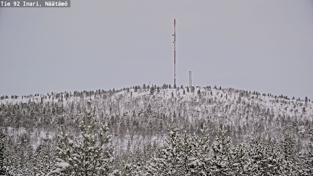 Weather Camera Image Road 92 Inari, Näätämö, Inari, Lappi