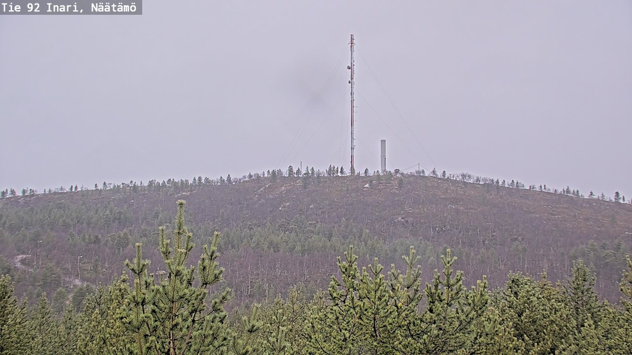 Kelikamerat Kuva Tie 92 Inari, Näätämö, Inari, Lappi