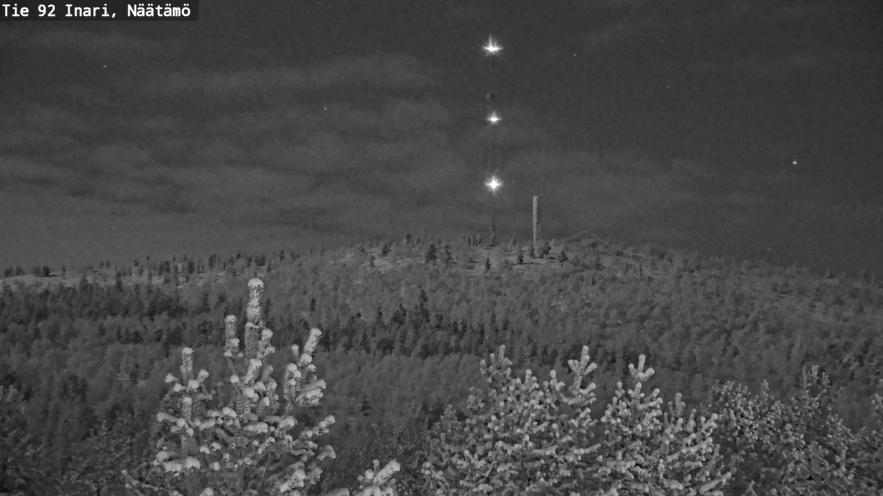 Kelikamerat Kuva Tie 92 Inari, Näätämö, Inari, Lappi