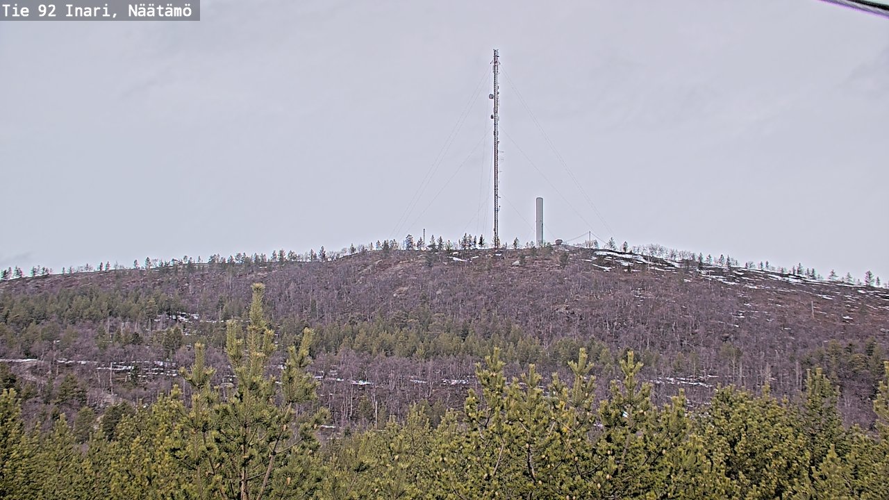 Kelikamerat Kuva Tie 92 Inari, Näätämö, Inari, Lappi