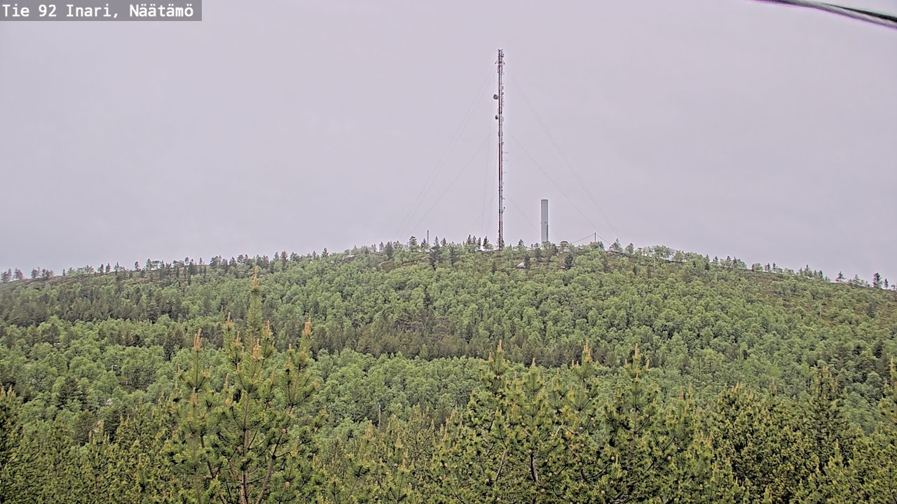 Kelikamerat Kuva Tie 92 Inari, Näätämö, Inari, Lappi