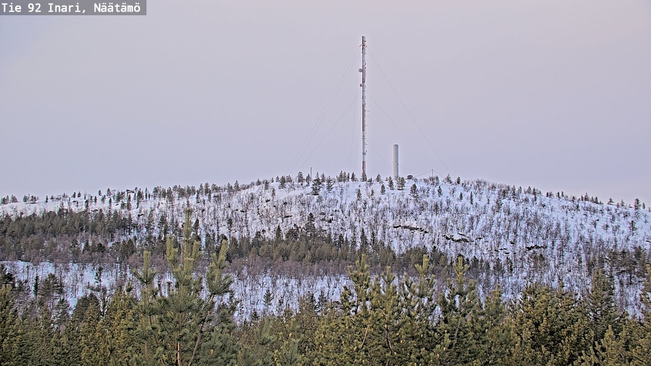 Kelikamerat Kuva Tie 92 Inari, Näätämö, Inari, Lappi