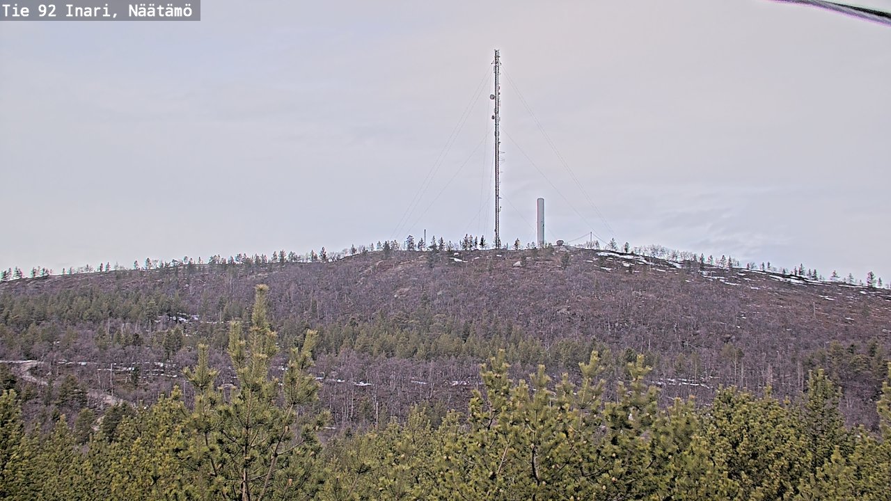 Kelikamerat Kuva Tie 92 Inari, Näätämö, Inari, Lappi