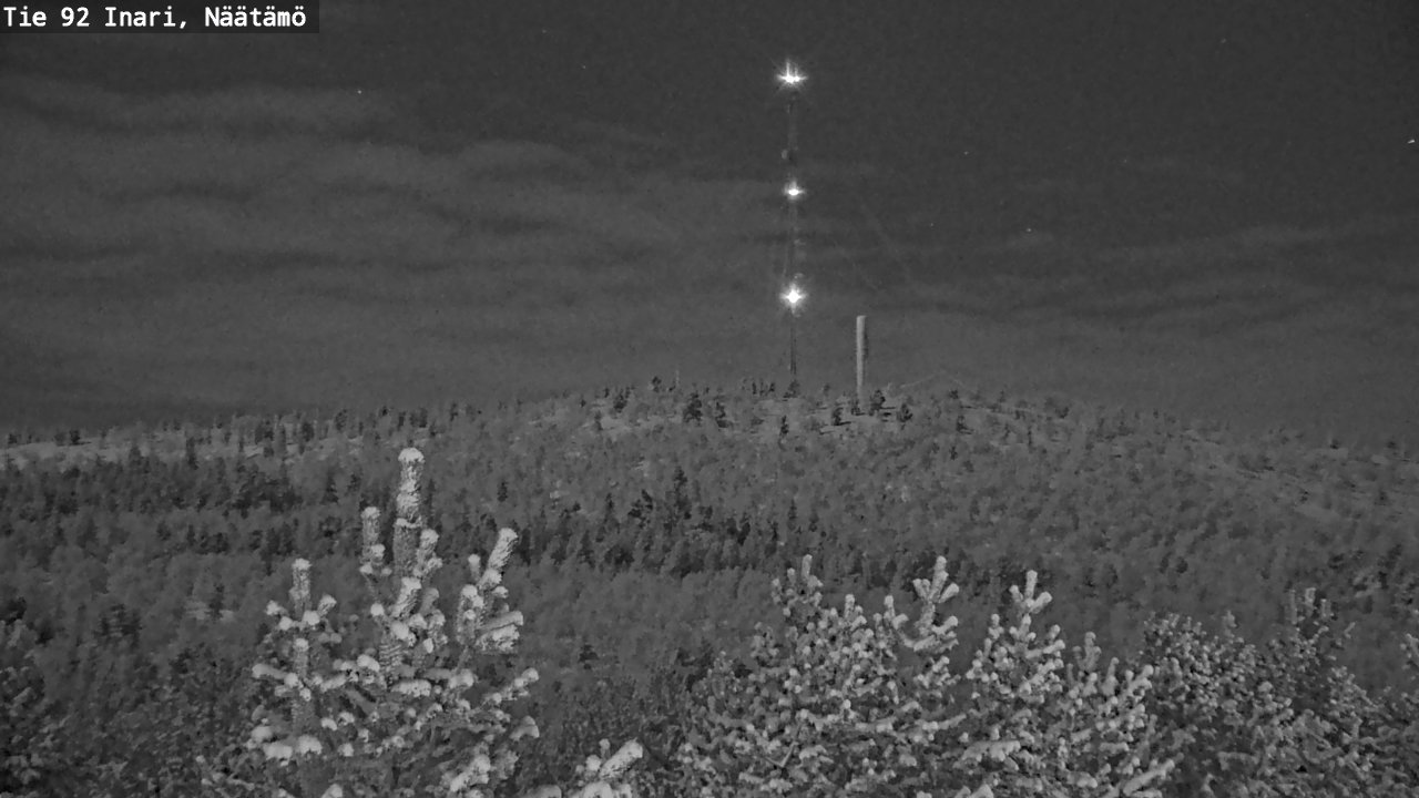 Kelikamerat Kuva Tie 92 Inari, Näätämö, Inari, Lappi