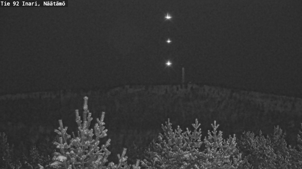 Weather Camera Image Road 92 Inari, Näätämö, Inari, Lappi