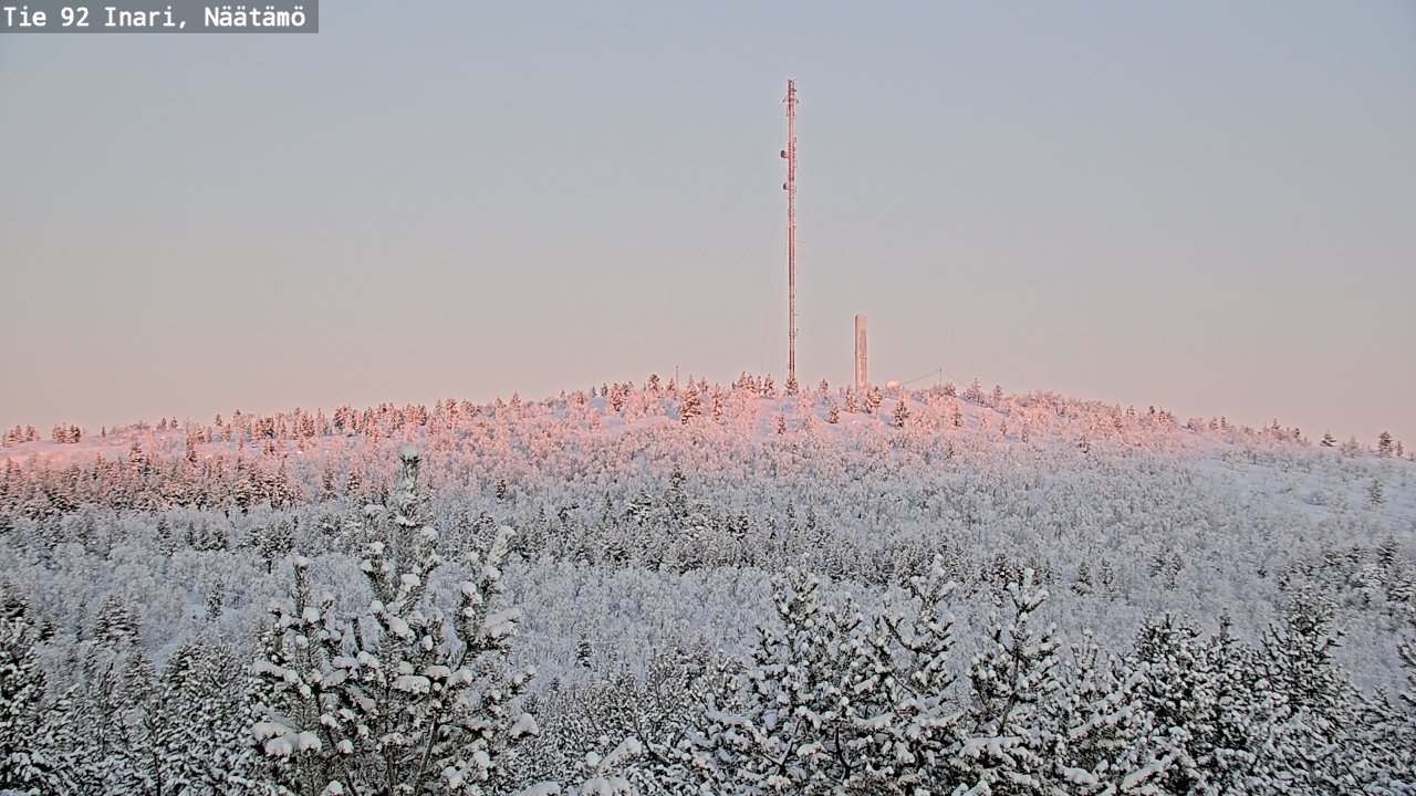 Kelikamerat Kuva Tie 92 Inari, Näätämö, Inari, Lappi