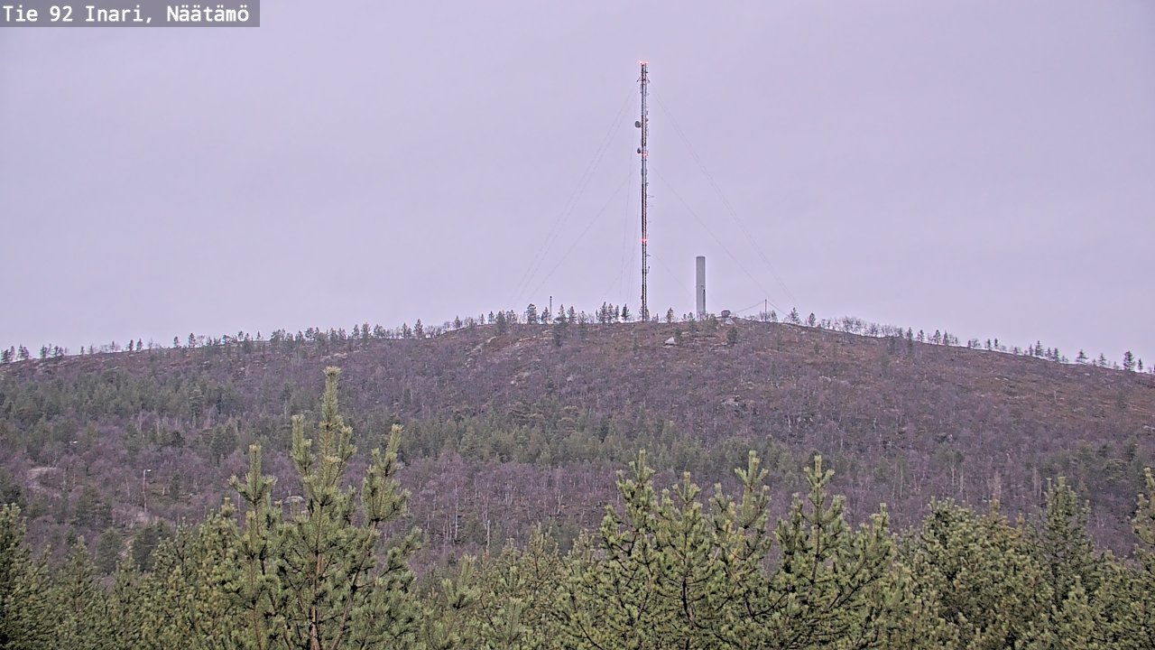 Kelikamerat Kuva Tie 92 Inari, Näätämö, Inari, Lappi