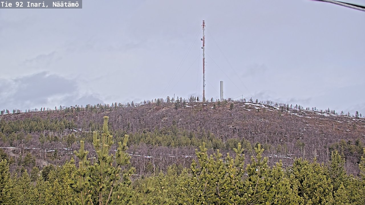 Kelikamerat Kuva Tie 92 Inari, Näätämö, Inari, Lappi