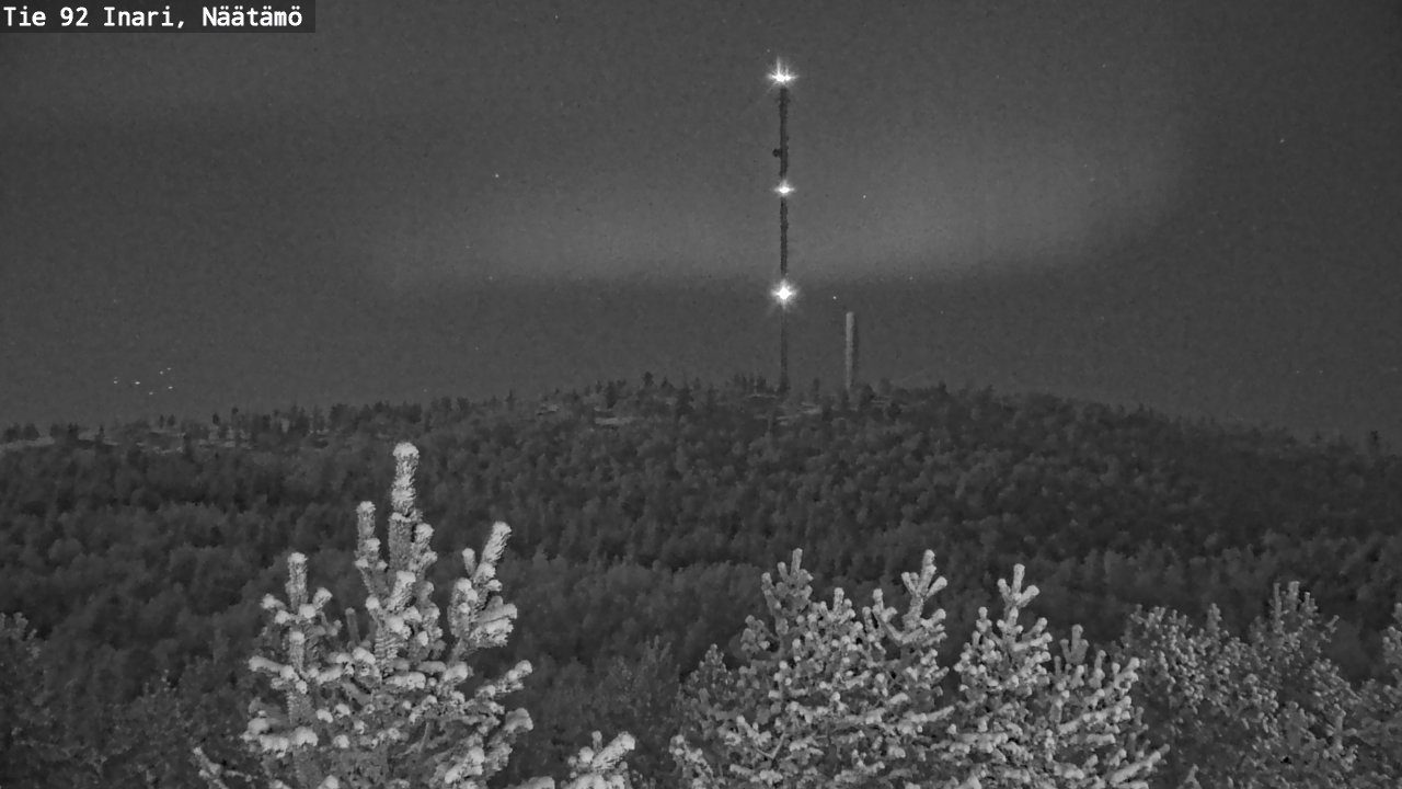 Kelikamerat Kuva Tie 92 Inari, Näätämö, Inari, Lappi