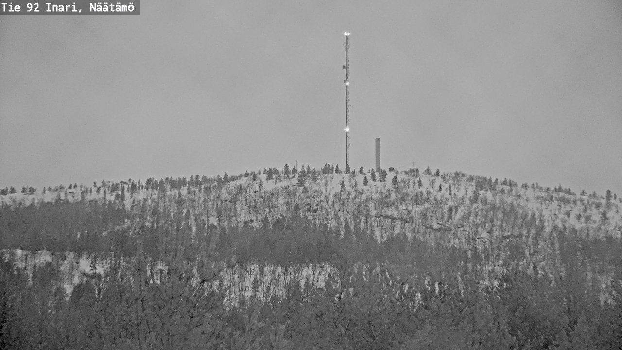 Kelikamerat Kuva Tie 92 Inari, Näätämö, Inari, Lappi