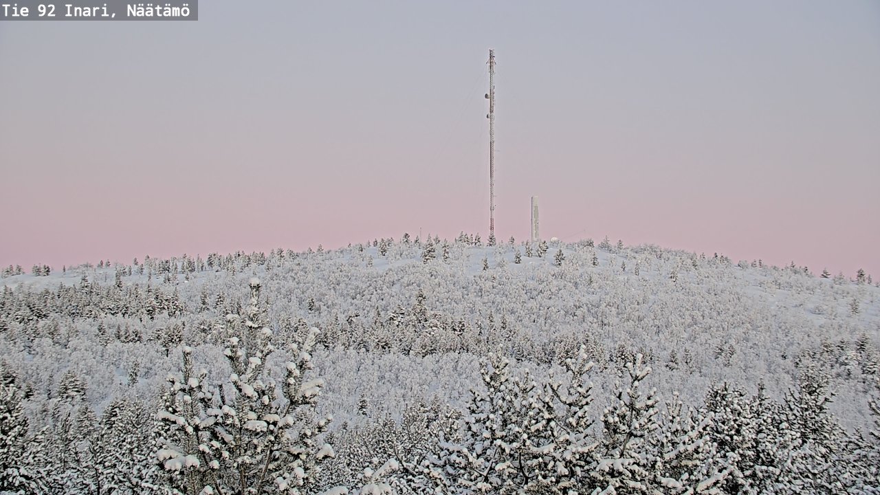 Kelikamerat Kuva Tie 92 Inari, Näätämö, Inari, Lappi